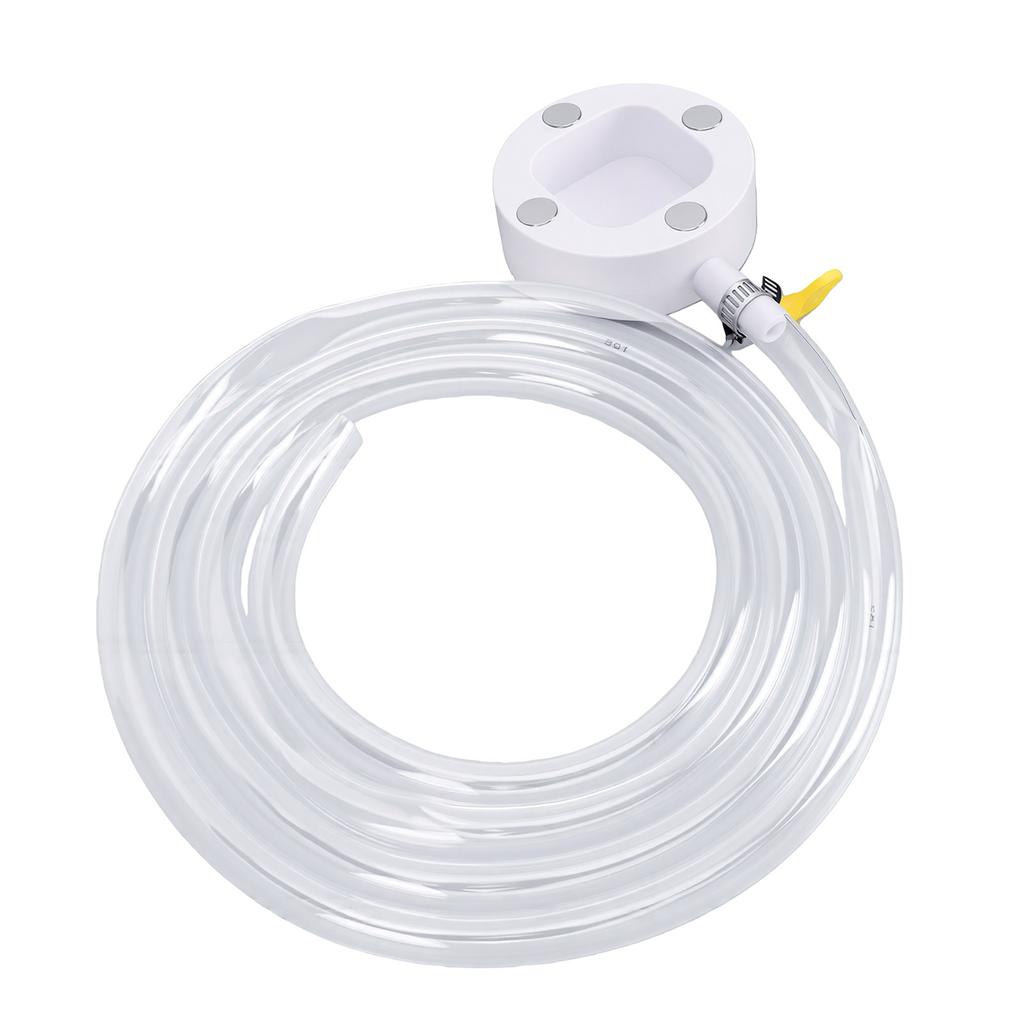 Kit di drenaggio AC per finestre magnetiche Tubo in PVC trasparente Clip in acciaio inossidabile Adattatore di drenaggio AC magnetico 6 piedi
