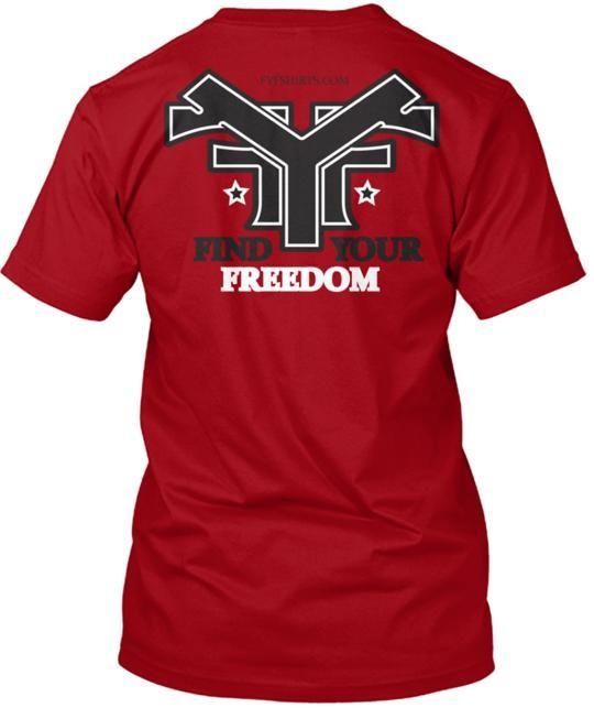 Find Your Freedom Oklahoma T-Shirt Made in the USA Size S to 5XL L
