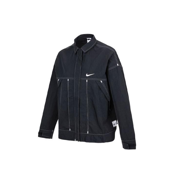 New Nike SportswearSwoosh Jacket Women's Black DM6204-010