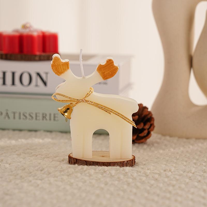 Y Christmas Deer Candle Creative Little Elk Aromatherapy Candles Christmas Atmosphere Decorative Room Household Fragrance Gift