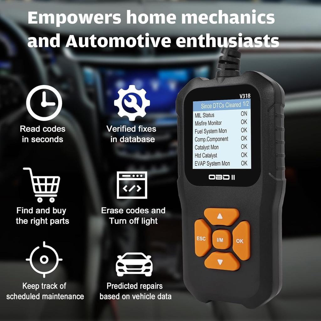 Car OBD2 Scanner Code Reader Engine Fault Code Reader Scanner CAN Diagnostic Scan Tool