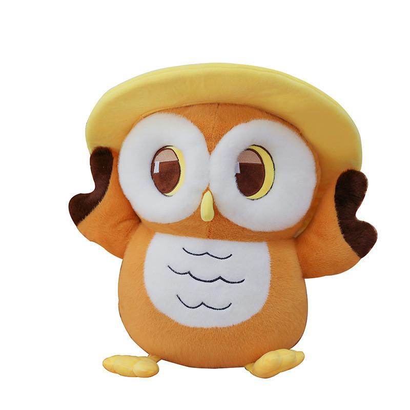 Eyed Big Owl Cartoon Plush Toys Cute Animal Doll Children Gifts Decorations