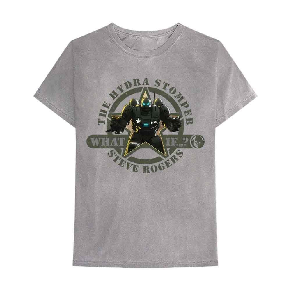 What If T Shirt Hydra Stomper Official Marvel Comics Mens Grey XL L