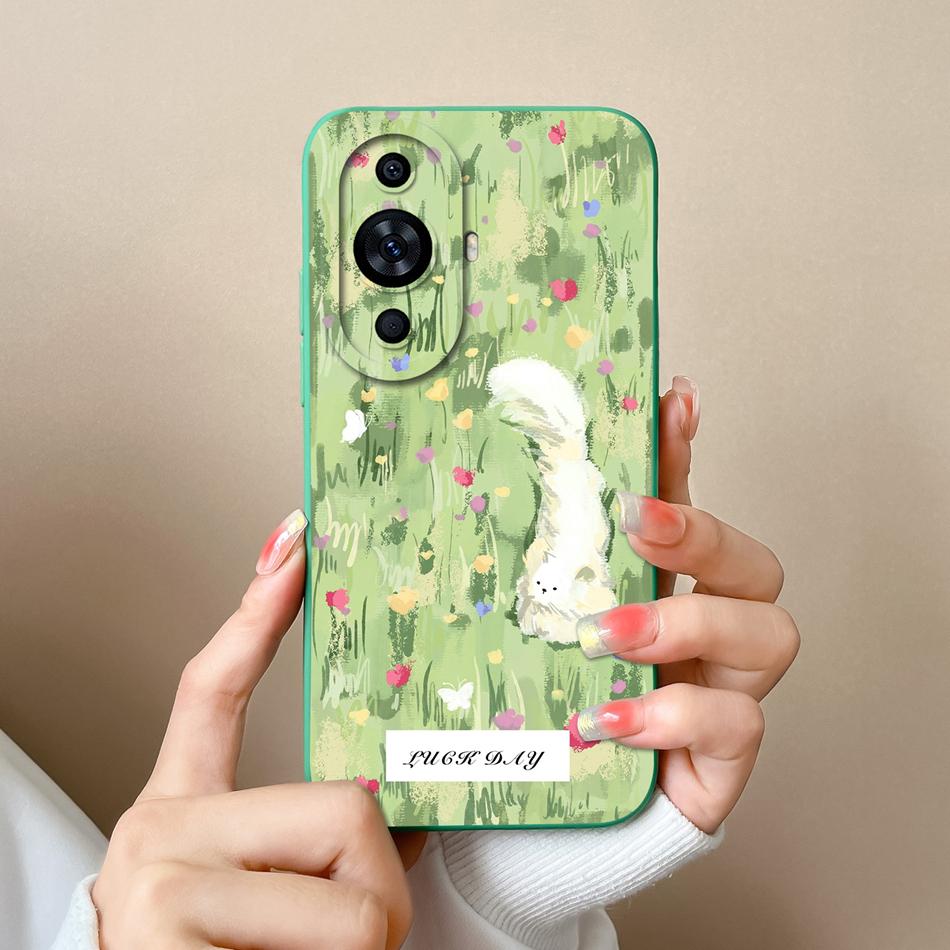 For Huawei Nova 11 Pro Phone Case Cute Design Full Protection Funda For Huawei Nova11 11Pro Soft Liquid Silicone Back Covers