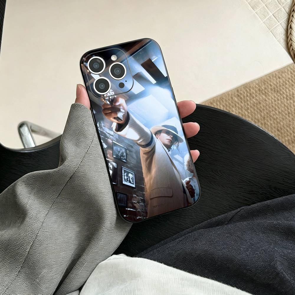 M-Michael Jackson  Phone Case For iPhone 17, 16,15,14,13,12,11 Plus,Pro Max, Others Soft Black Cover