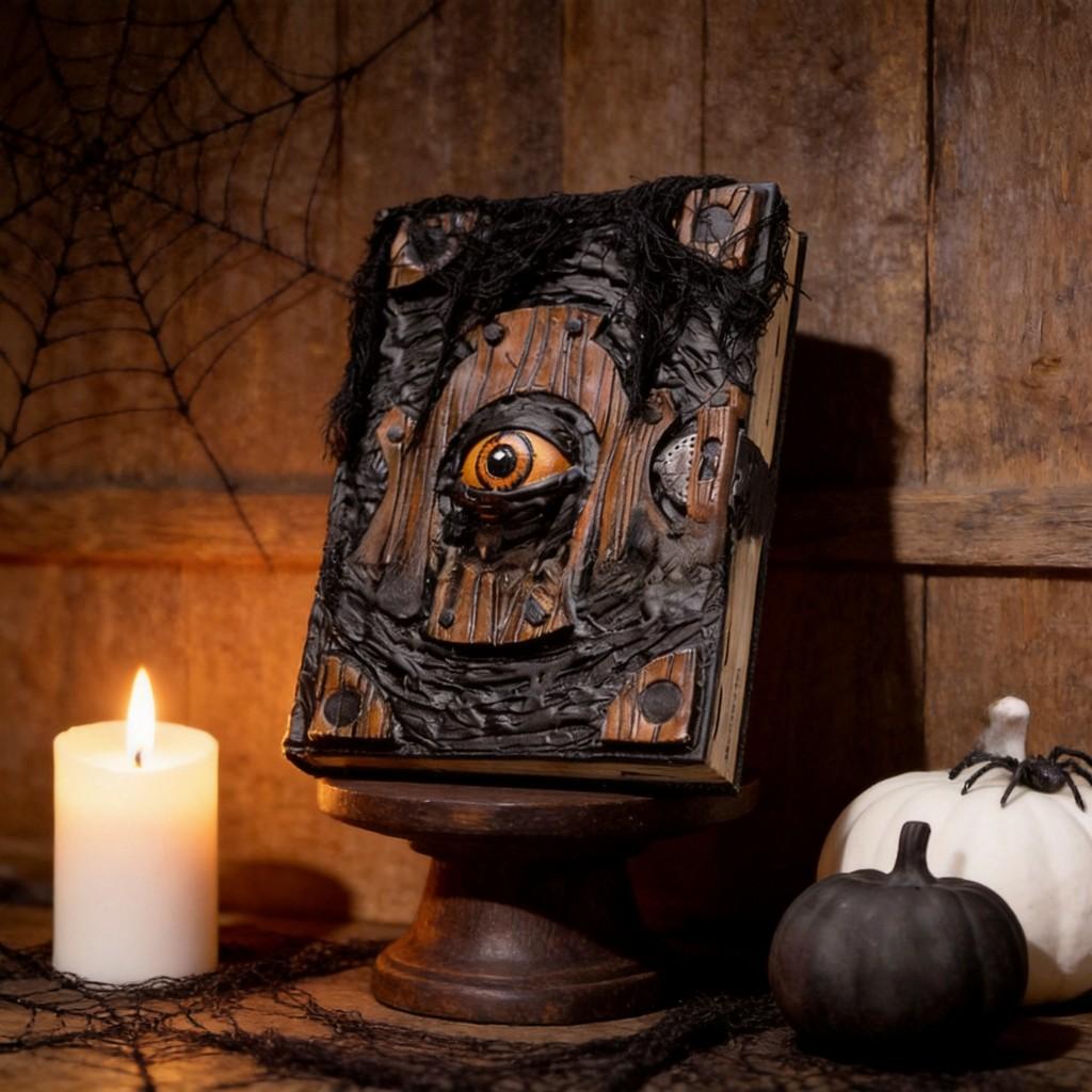 Buch der Toten Halloween Harz Dekorative Figur für Zuhause Party Geschenk