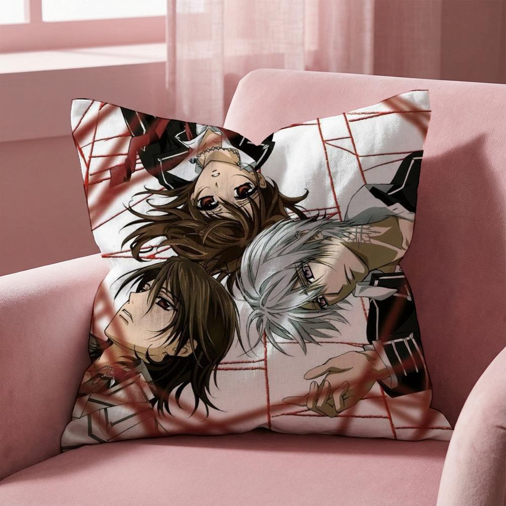

V-Vampire Knight ANIME Cushion Cover Multi-Scene Pillow Cover for Home & Car - Reversible, Soft & Durable for Daily Use 30cmx30cm