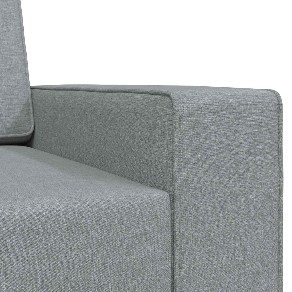 Sofa Bed Light Grey 245 x 78 x 77 cm Fabric