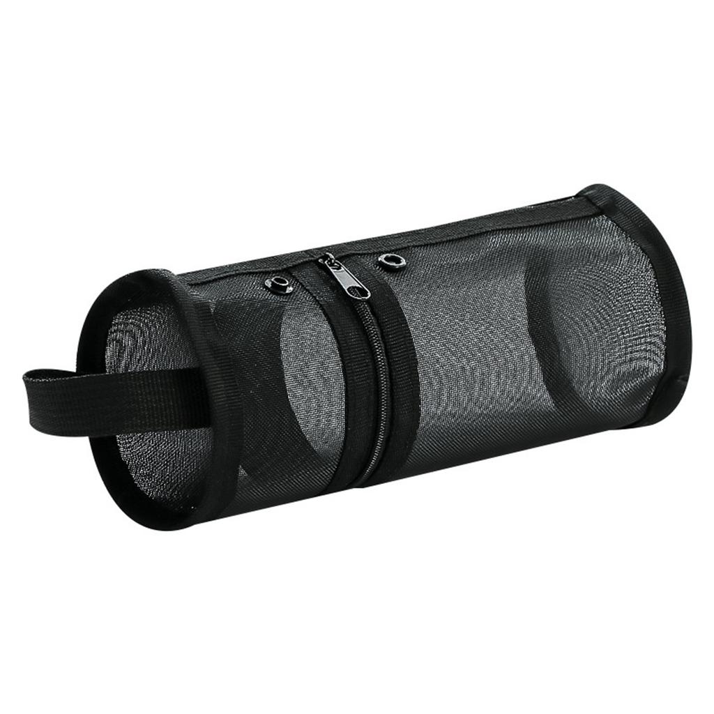 Simple Pencil Case Clear Pencil Bag Large Capacity Pen Case Pen Pouch Cylindrical Pen Bag Pencil Organisers for School