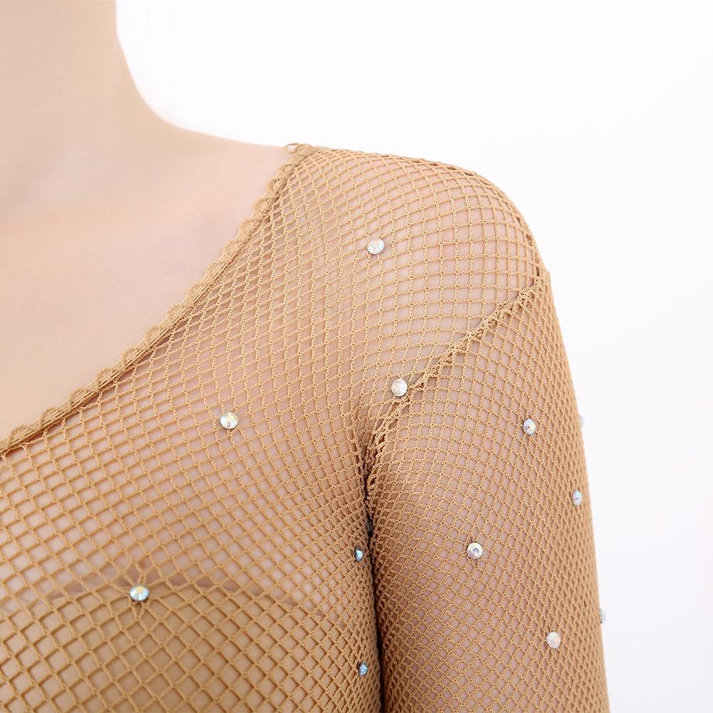 

Сексуальні гарячі діамантові цільні сітчасті шкарпетки Цільні жорсткі сітчасті шкарпетки для латиноамериканських танців для жінок на все тіло Hot Diamond average size [150-178CM]