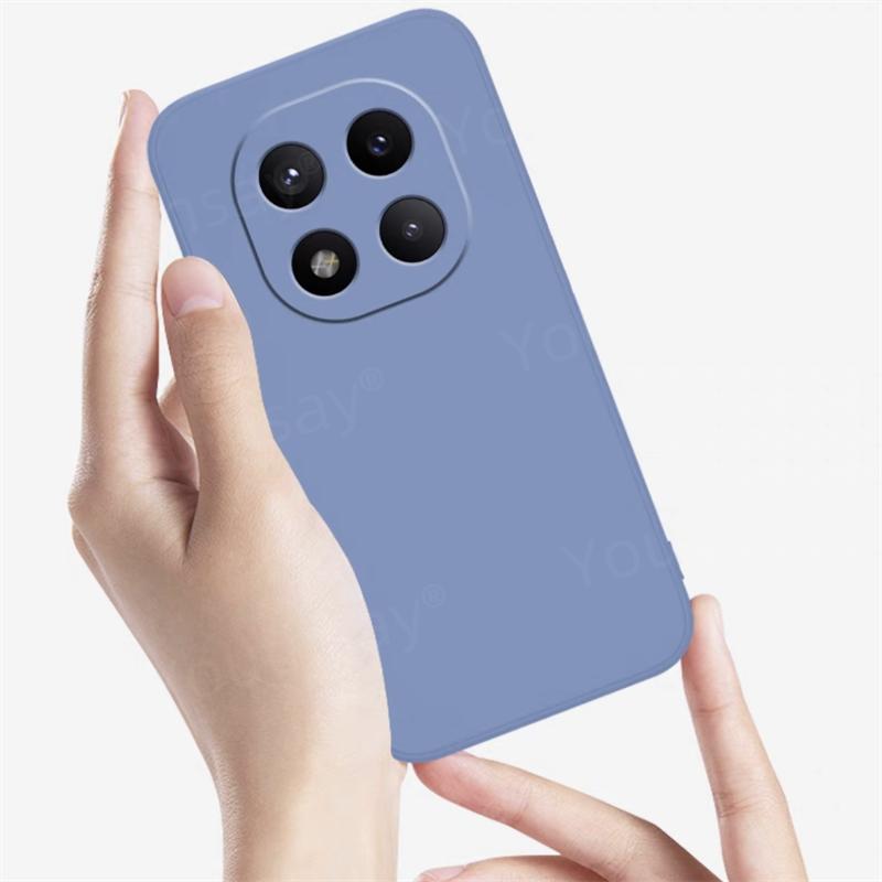 Für Redmi Note 14 Pro Plus Hülle Redmi Note 14 Pro+ Cover Funda Original Flüssigsilikon Weiche Rückstoßstange Redmi Note 14 Pro Plus