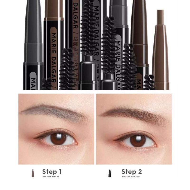 MARIE DALGAR - Natural Eyebrow Pencil - 2 Colors (1-2)