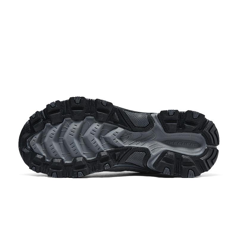 Skechers Stamina At Men Gray Low Top Outdoor Shoes Lightweight Breathable Cushioning 237527-GYOR