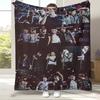 1D One D-Direction Boy Band Soft Flannel Blanket,Cozy Warm Throw Blanket for Bed,Sofa,Living Room,Picnic,Camping,Home Decor,Gift