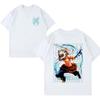 Demon Slayer Anime Printing Oversized Cotton Tshirt Men and Women Comfortable Fashion Street Y2K Summer Trend Harajuku Tshirt