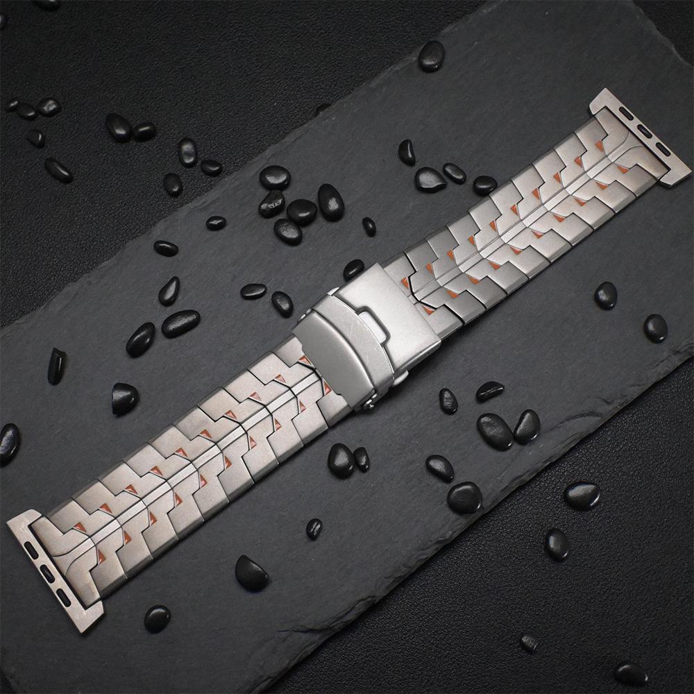 Titanium Metal Strap For Apple Watch Ultra 3 Band 49mm 46mm 45mm 44mm Luxury Correa Bracelet iWatch 11 10 9 8 7 6 SE Accessorie