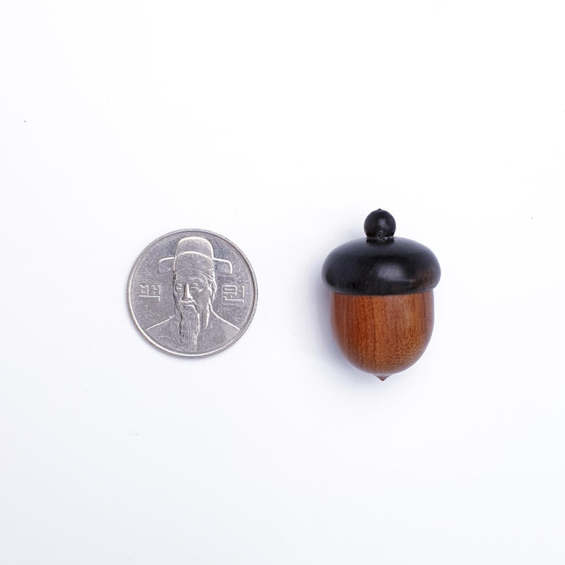 Acrylic Pendant Open Acorn Keychain Accessory