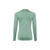 Nike Maglietta da allenamento a maniche lunghe slim fit da uomo top Grigio fumo Giada CU4971-357