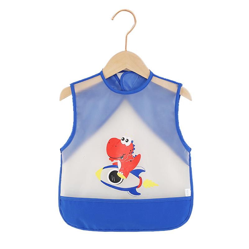 Summer Children's Covercoat Baby Eating Bib Waterproof and Dirty Proof Children's Apron Men's and Women's Sleeveless Baby