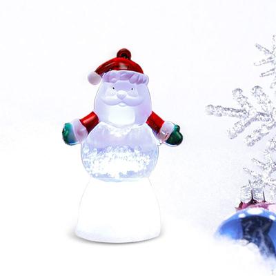 Christmas Figurine with Light for Desk, Holiday Decoration Indoor Use