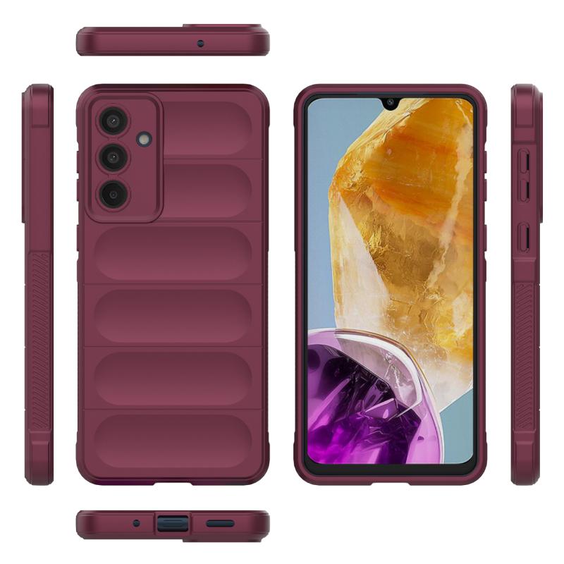For Samsung Galaxy M55 M15 F15 5G Back Cover Phone Case Soft Liquid Silicone Anti-fall Shockproof Protect Funda Coque