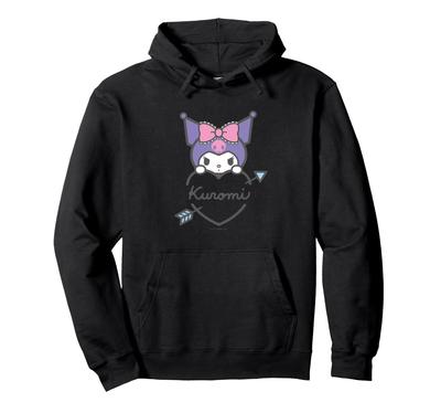 Bluza z kapturem z motywem serca Kuromi