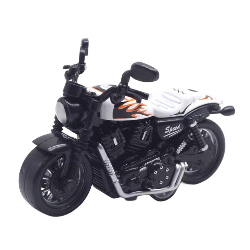 Langlebige Legierung Motorrad Sammlerstück Ideal für Backdekoration Realistisches Rennwagen Spielzeug" Charaktere)