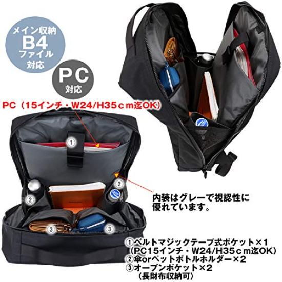 Porter Interaktiver Tagesrucksack Yoshida Bag (1.Schwarz)