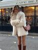 Women's Winter Lambswool Thick Cardigan Coat - New Fur Series