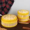 1Pc 5-6.5 Inch Cook Sticky Rice Chinese Food Making Handmade Steamer Basket With Lid Bamboo Kitchen Cookware Dumpling Steamer