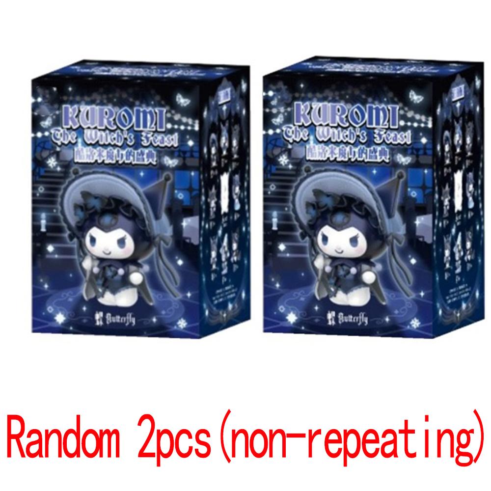 Sanrio Kuromi Halloween Witch Festival Blind Box, Cute Fashion Action Figure Doll, Girl'S Tabletop Decor & Kids Gift