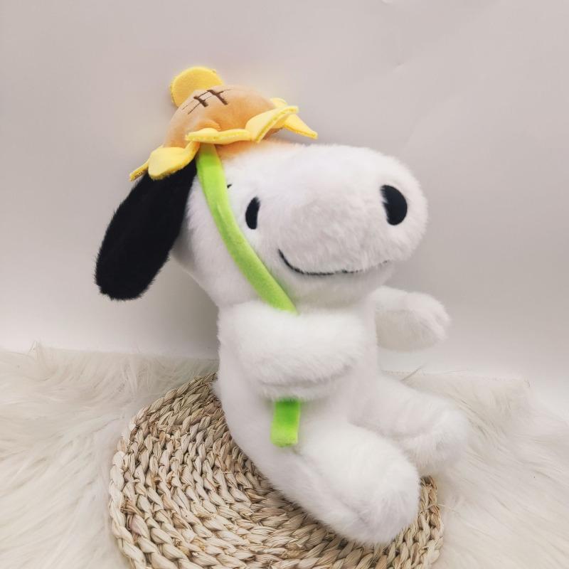Kawaii New Snoopy Doll Cute Cartoon Plush Toy Pillow Doll Doll Room Ornaments Girls Birthday Gift Christmas Gift