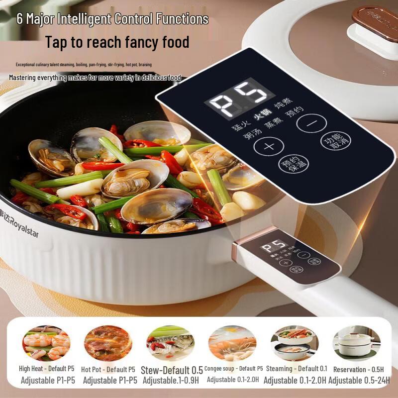 Qiwei Multi-functional Electric Non-stick Wok