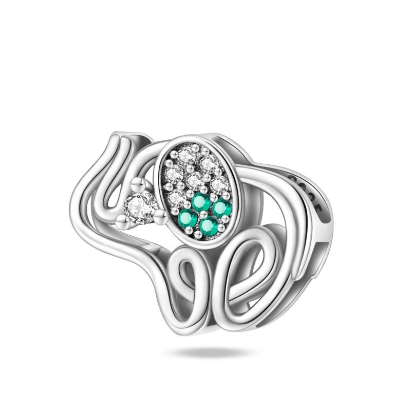 Cute Pink Elephant Charm Beads Collection For Women'S Bracelets, Necklaces, Keychains Copper Beads Diy Jewellery Fine Gifts