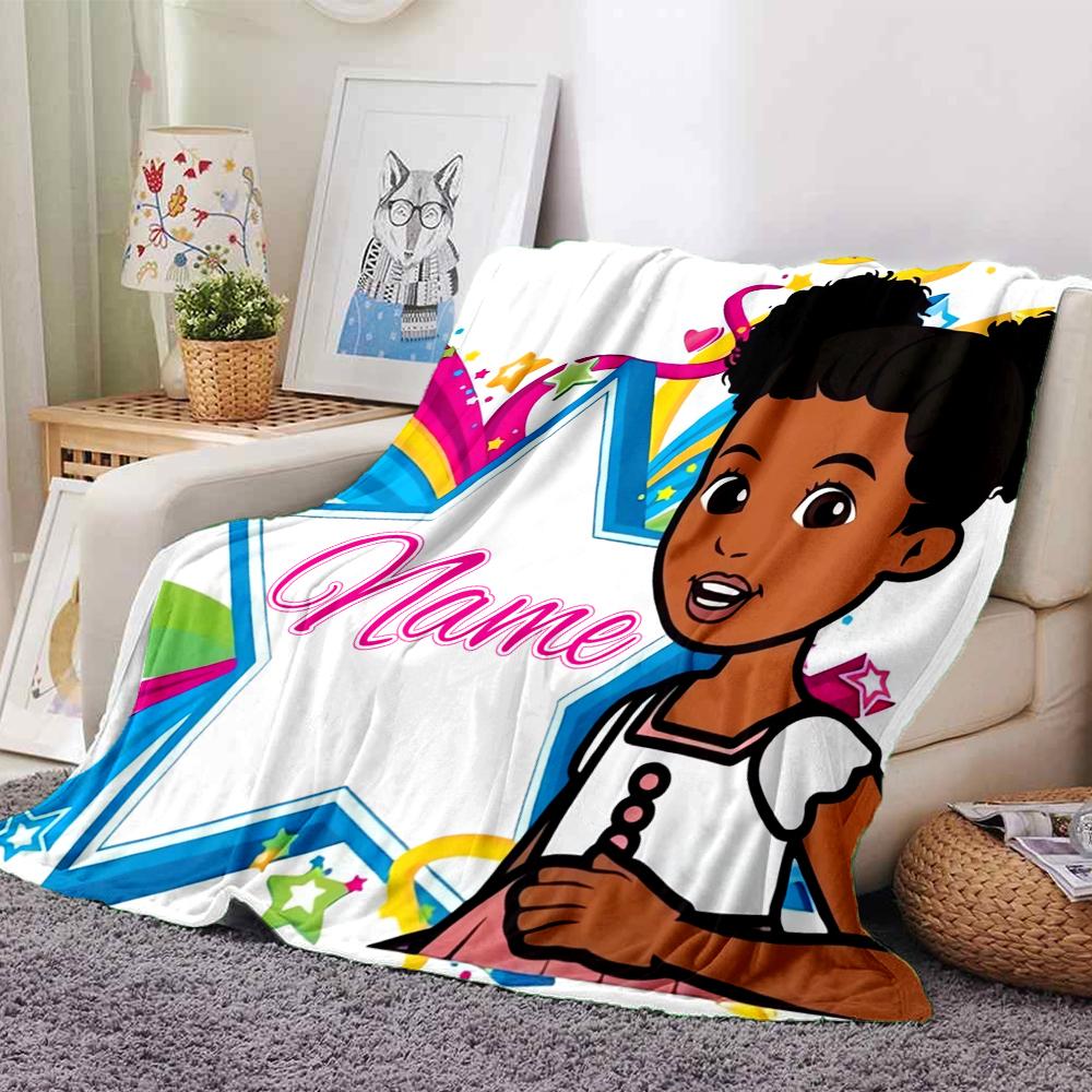Customiz Name Personality Gracies Corner Blanket Soft &Warm Sofa Office Bed Travel Lunch Break Blanket, Gift Suitable All Seasons