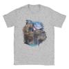 3 Moon Capybara Funny Capibara Rodent Animal Lover Cotton TShirt For Unisexs Summer  T Shirts O Neck Tee Shirt Clothing