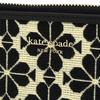 Kartenetui K7840 250 Reißverschluss-Kartenetui Creme Schwarz Schwarz [Kate Spade] [Artikel]