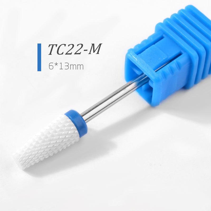 Ceramic Carbide Nail Drill Bits Milling Cutter For Manicure Set Mill Brush Manicure Machine Accessories for Removing Gel Varnish
