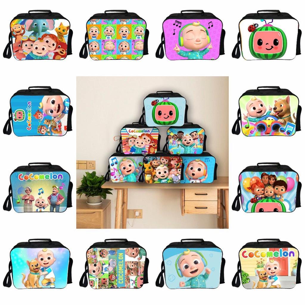 Cocomelon Insulated Lunch Box Bag With Large Capacity For Childrens Outdoor Adventures
