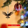 Eagle Cross Rearview Mirrors Pendant Car Hanging Ornaments Car Decoration Accessories Gifts for Women Men Christmas Decoration