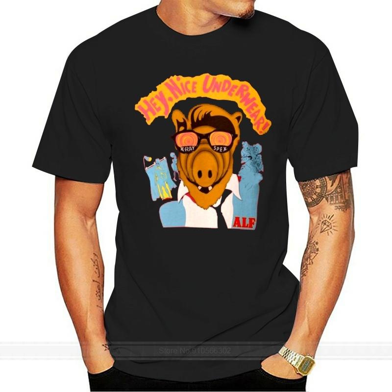 

Men tshirt Lord help us he back in his pink Alf shirt Unisex T Shirt women T-Shirt tees top S разноцветный