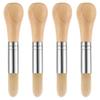 Set mit 4 Holz-Kürbisgriff-Kunstpinseln für professionelle Künstler 55KF