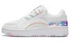 Lightweight Abrasion Resistant Low Top Skateboard Shoes Women's Mist White AGCS248-1