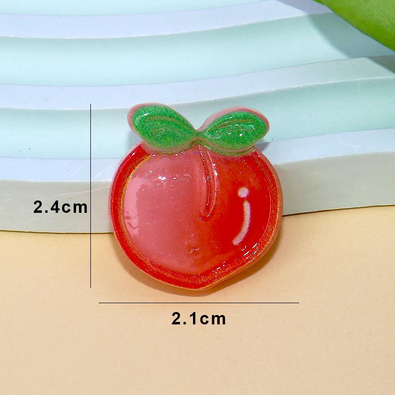 Handmade Resin Hair Accessories: Cream Glue DIY Clips, Ties & Transparent Fruit Patches
