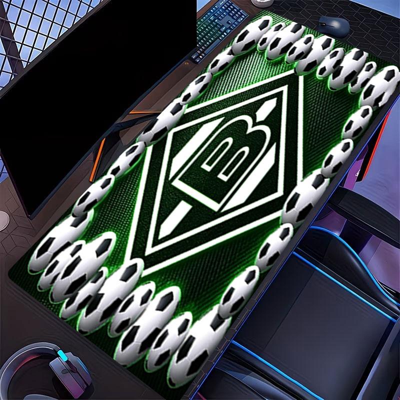 Borussia Mönchengladbach Print Mauspads, für Tastaturablage Laptop PC Matte für Büro Heimgebrauch, Schreibtischdekoration, Perfektes Geburtstagsgeschenk für Gamer