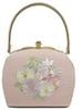 Ando Handbag with Four Gentlemen Japanese Style with Suitable for Entrance and Pink JBA-1 Women's Embroidery, Handle, Weddings, Graduations,
