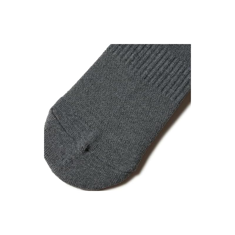 [New Era] Ankle Socks, 3 Pairs, Charcoal Gray, 23-25cm