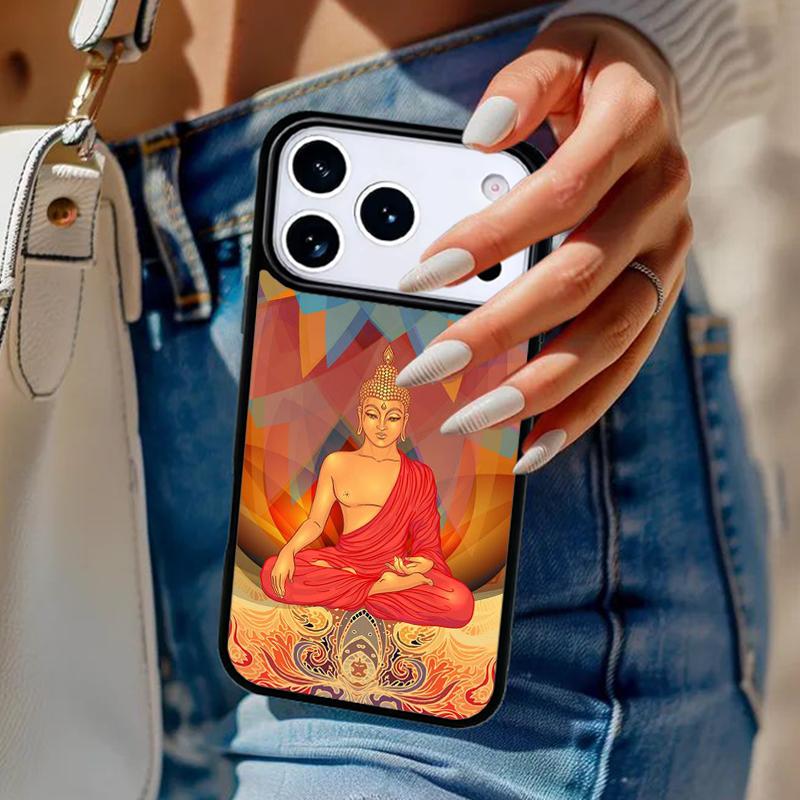 Shakyamuni Buddha Phone Case For iPhone 17 Air 14 15 13 12 Max Cover For Apple 16e 11 Pro Max Plus Coque