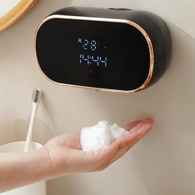 Intelligent Väggmonterad Sensorisk Tvåldispenser med Beröringsfri Infraröd Bubblor Lämplig för Badrum Smart Handtvätt