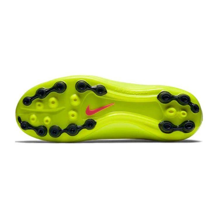 Nike Mercurial Victory 5 Jr Ag Artificial Grass Non-Slip Shock Absorption Low-Top Soccer Shoes Kids sneaker Green Red 651637-760